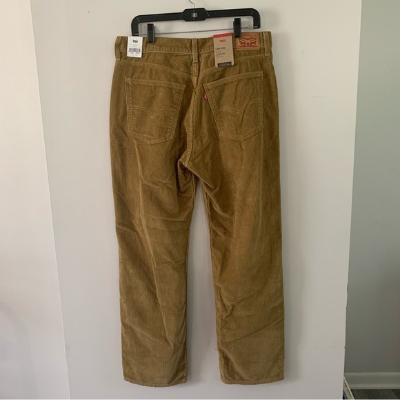 Levi’s Low Pro Mid Rise Straight Leg Corduroy Pants Tan Womens 31x30 - Picture 7 of 12